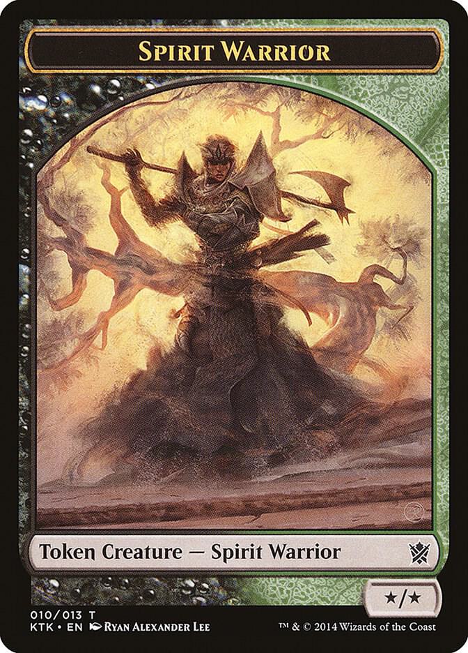 Spirit Warrior Token, Khans of Tarkir 10