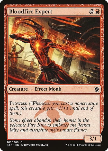 Bloodfire Expert, Khans of Tarkir 101