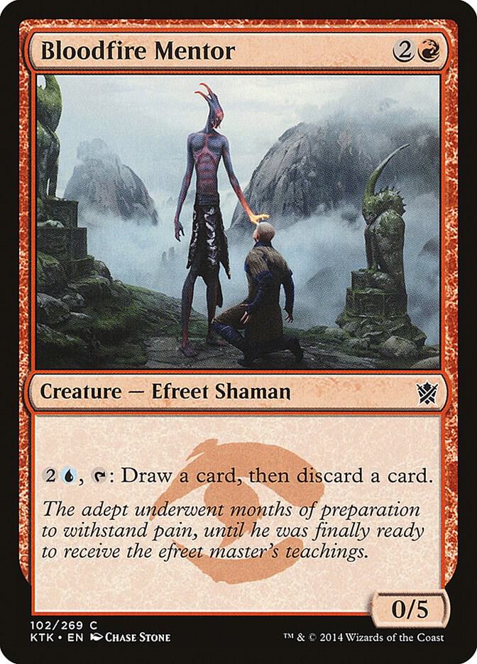 Bloodfire Mentor, Khans of Tarkir 102