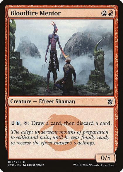 Bloodfire Mentor, Khans of Tarkir 102