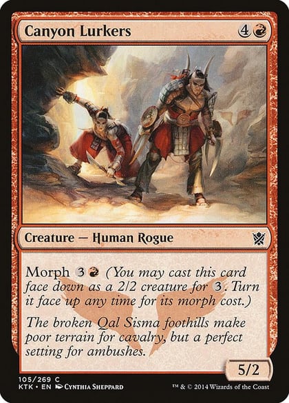 Canyon Lurkers, Khans of Tarkir 105