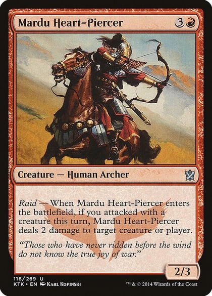 Mardu Heart-Piercer, Khans of Tarkir 116