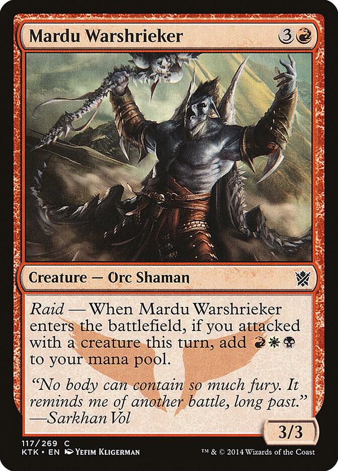 Mardu Warshrieker, Khans of Tarkir 117
