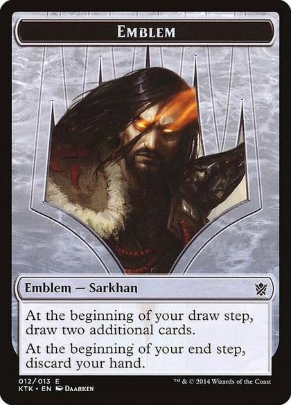 Emblem - Sarkhan, the Dragonspeaker, Khans of Tarkir 12