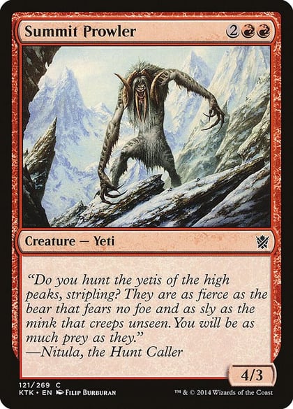 Summit Prowler, Khans of Tarkir 121