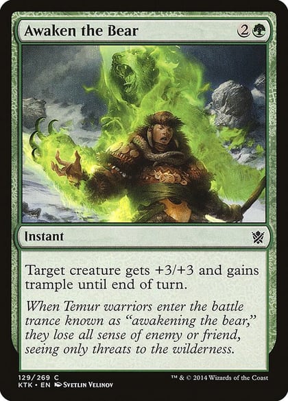 Awaken the Bear, Khans of Tarkir 129