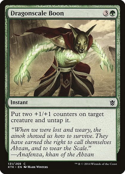 Dragonscale Boon, Khans of Tarkir 131
