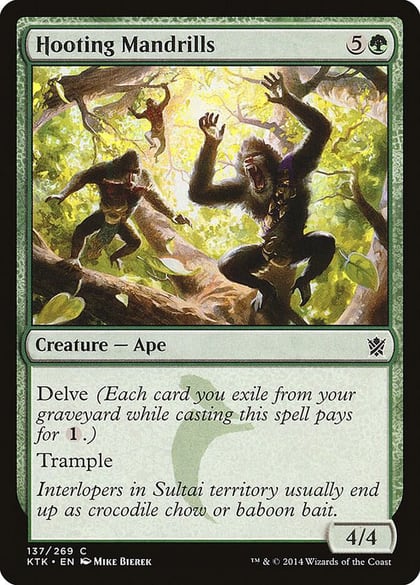 Hooting Mandrills, Khans of Tarkir 137
