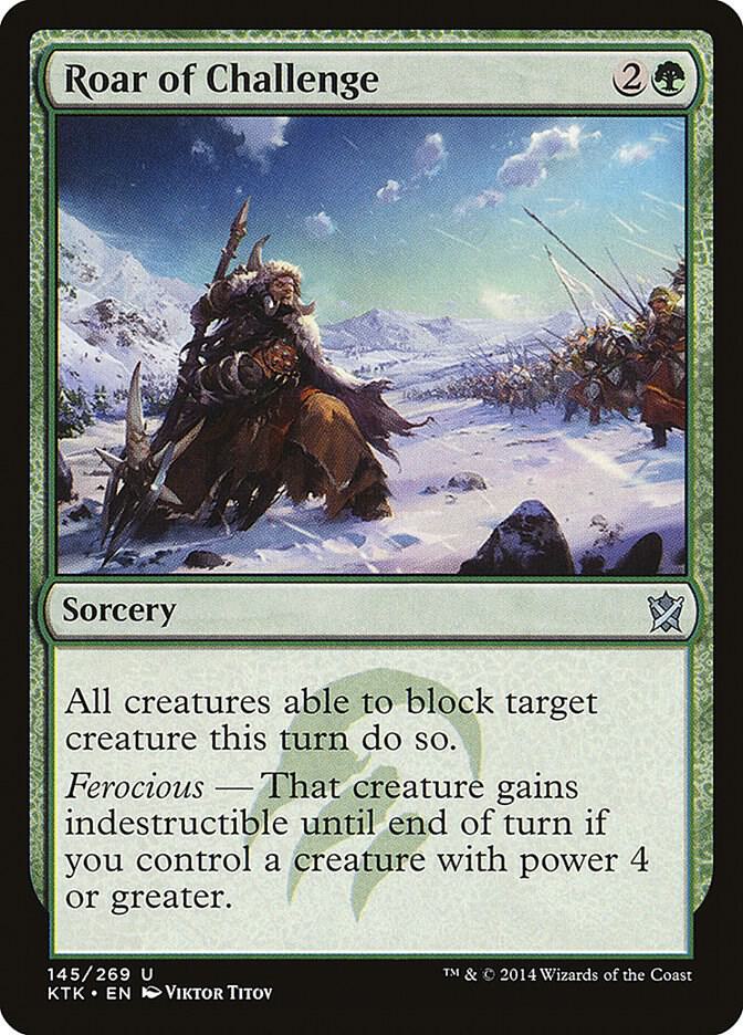 Roar of Challenge, Khans of Tarkir 145