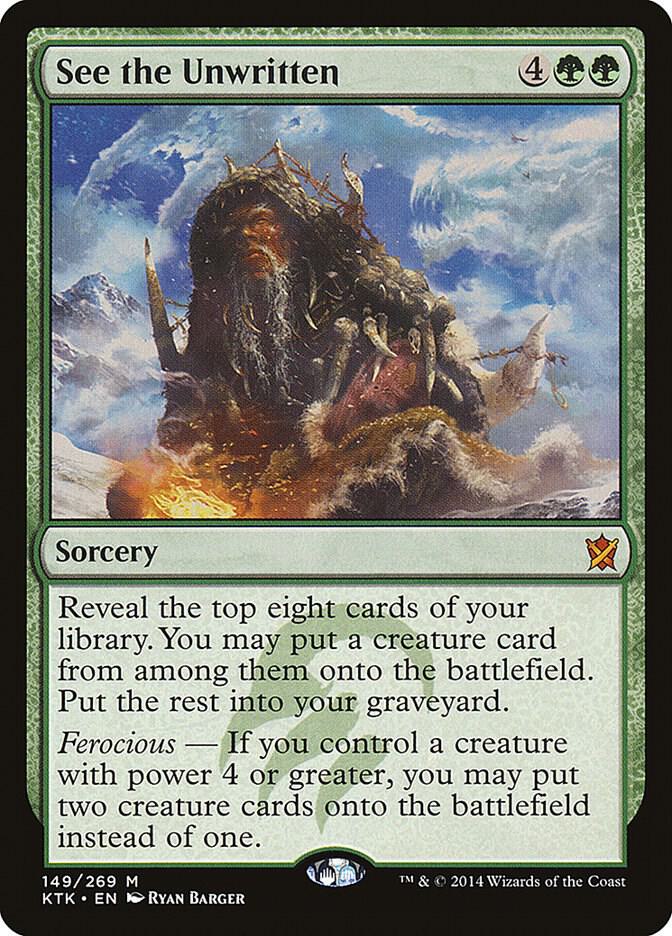 See the Unwritten, Khans of Tarkir 149