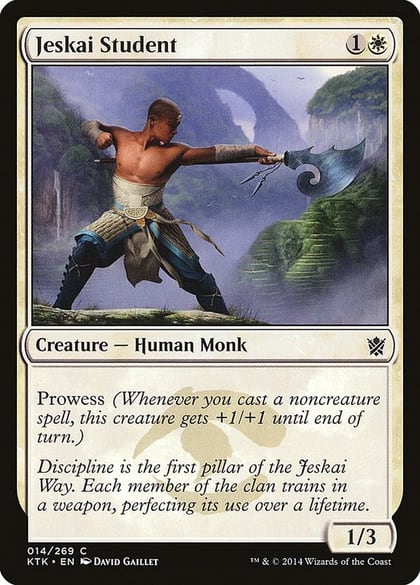 Jeskai Student, Khans of Tarkir 14