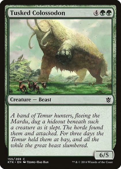 Tusked Colossodon, Khans of Tarkir 155