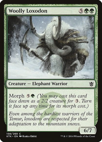 Woolly Loxodon, Khans of Tarkir 158