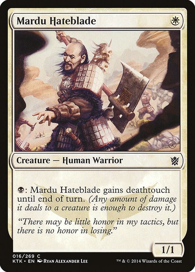 Mardu Hateblade, Khans of Tarkir 16