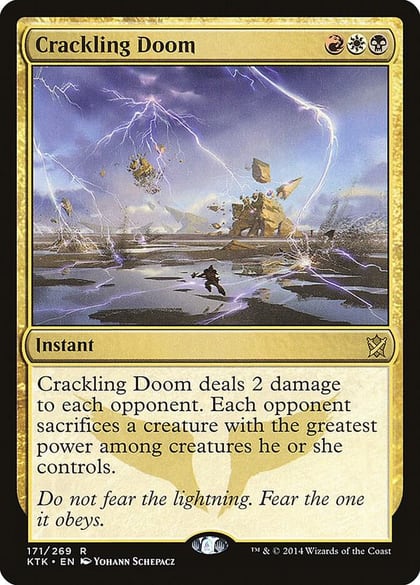 Crackling Doom, Khans of Tarkir 171