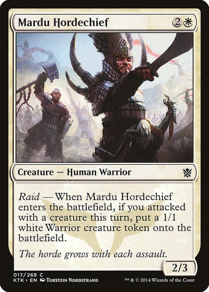 Mardu Hordechief, Khans of Tarkir 17