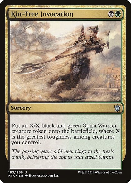Kin-Tree Invocation, Khans of Tarkir 183