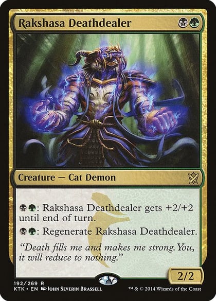 Rakshasa Deathdealer, Khans of Tarkir 192