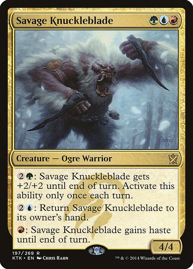 Savage Knuckleblade, Khans of Tarkir 197