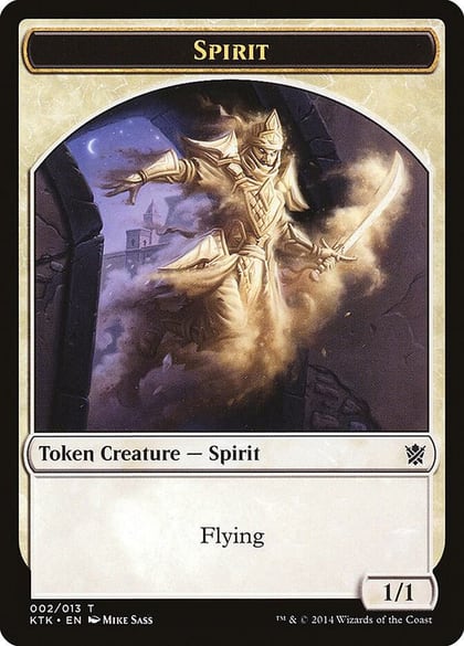Spirit Token, Khans of Tarkir 2