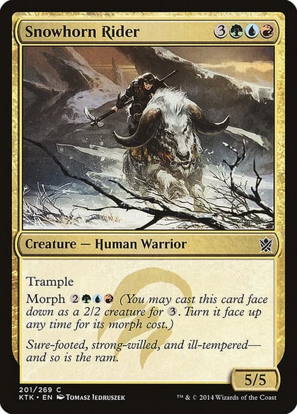 Snowhorn Rider, Khans of Tarkir 201