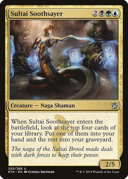 Sultai Soothsayer, Khans of Tarkir 205