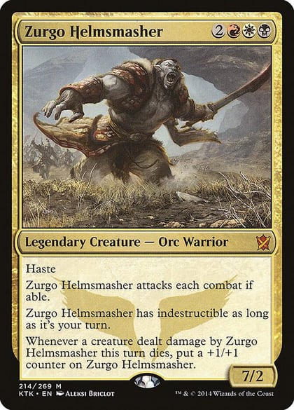 Zurgo Helmsmasher, Khans of Tarkir 214
