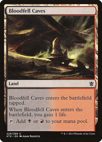 Bloodfell Caves, Khans of Tarkir 229
