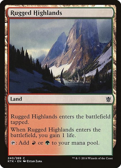 Rugged Highlands, Khans of Tarkir 240