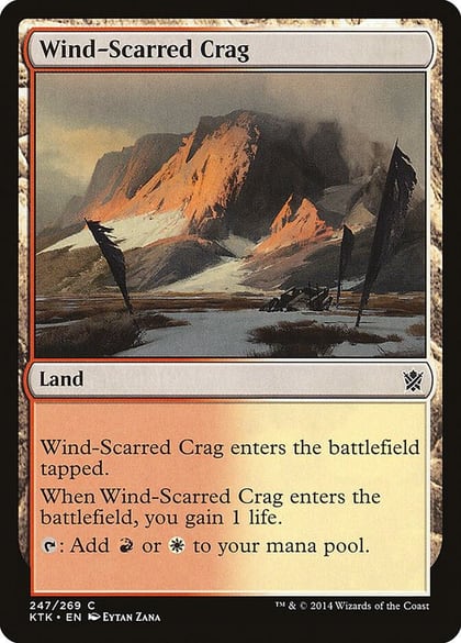 Wind-Scarred Crag, Khans of Tarkir 247