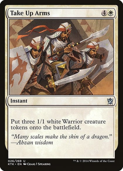 Take Up Arms, Khans of Tarkir 26