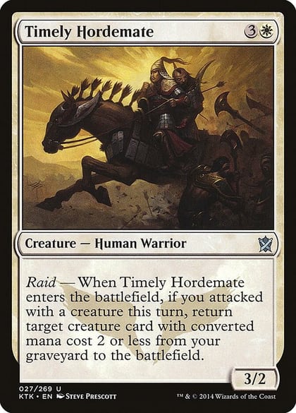 Timely Hordemate, Khans of Tarkir 27