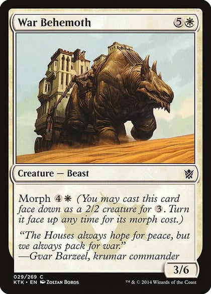 War Behemoth, Khans of Tarkir 29