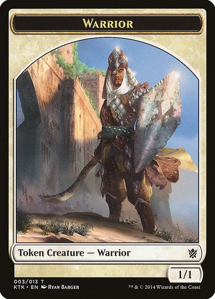Warrior Token (003), Khans of Tarkir 3