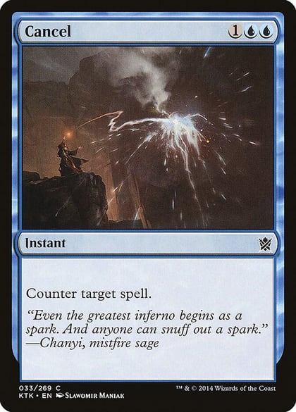 Cancel, Khans of Tarkir 33