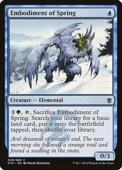 Embodiment of Spring, Khans of Tarkir 39