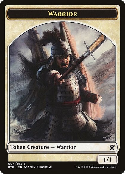 Warrior Token (004), Khans of Tarkir 4