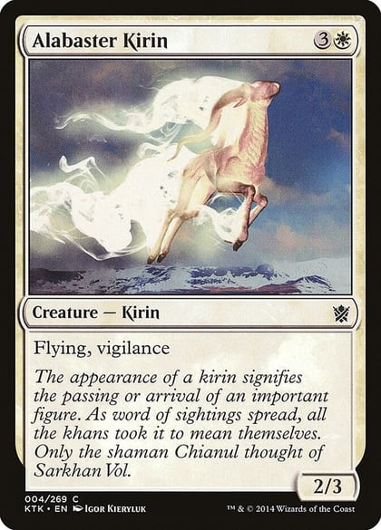 Alabaster Kirin, Khans of Tarkir 4