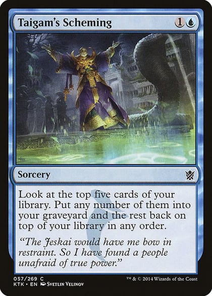 Taigam's Scheming, Khans of Tarkir 57