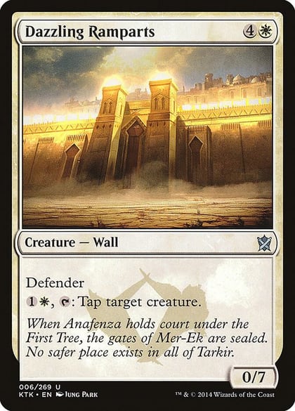 Dazzling Ramparts, Khans of Tarkir 6