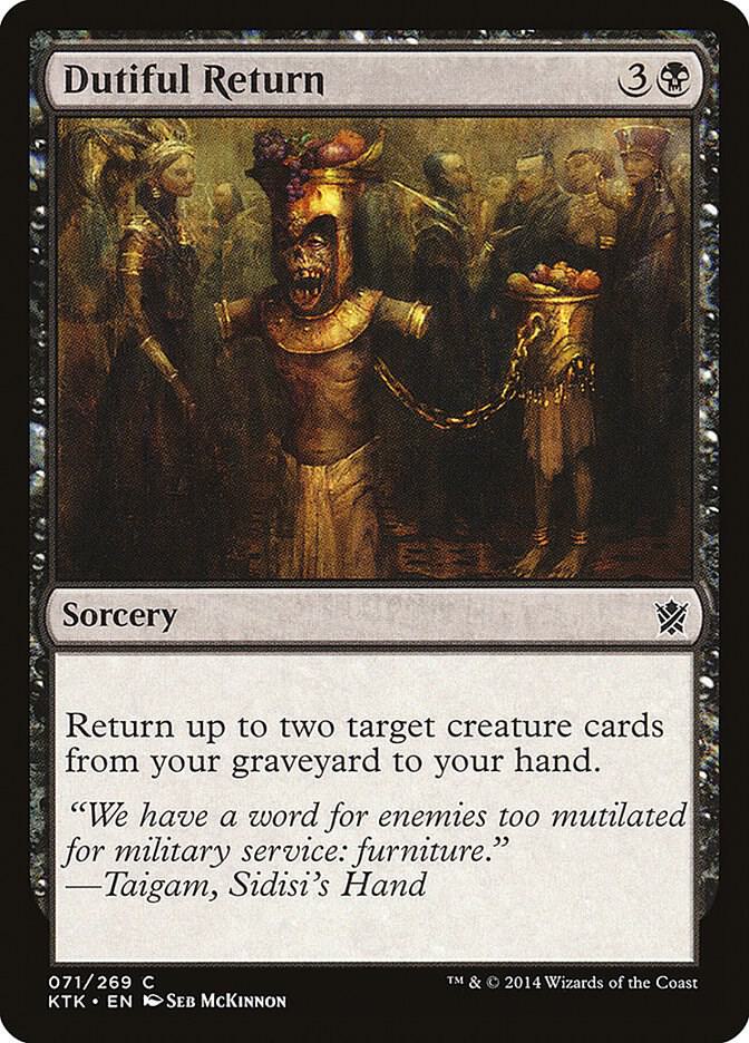 Dutiful Return, Khans of Tarkir 71