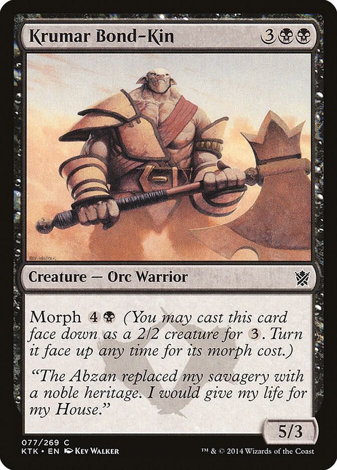 Krumar Bond-Kin, Khans of Tarkir 77