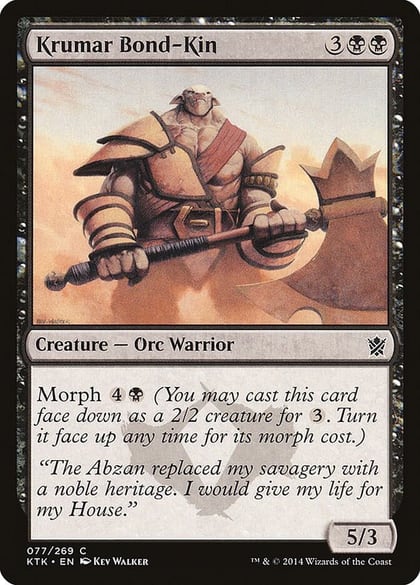Krumar Bond-Kin, Khans of Tarkir 77