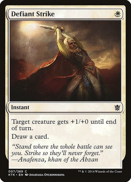 Defiant Strike, Khans of Tarkir 7