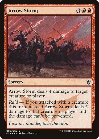 Arrow Storm, Khans of Tarkir 98