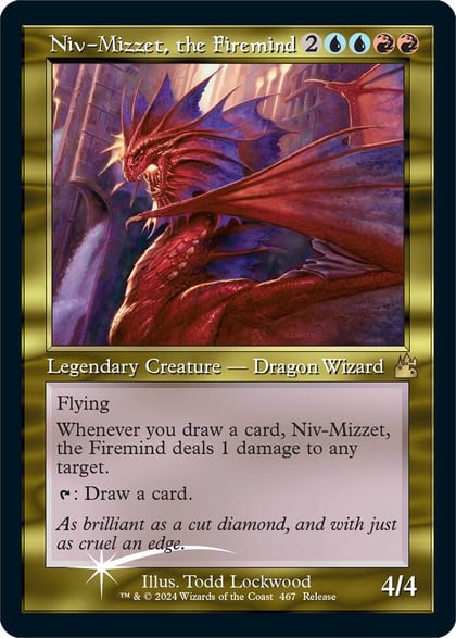 Niv-Mizzet, the Firemind (Retro Frame), Launch Party & Release Event Promos 467