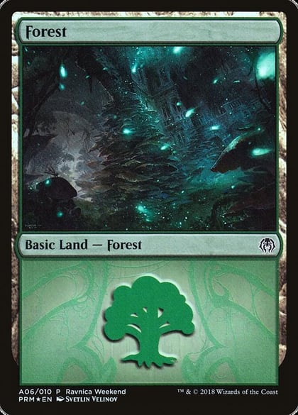 Forest - Golgari (A06), Launch Party & Release Event Promos 6
