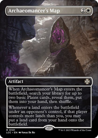 Archaeomancer's Map (Borderless), Commander: The Lost Caverns of Ixalan 101