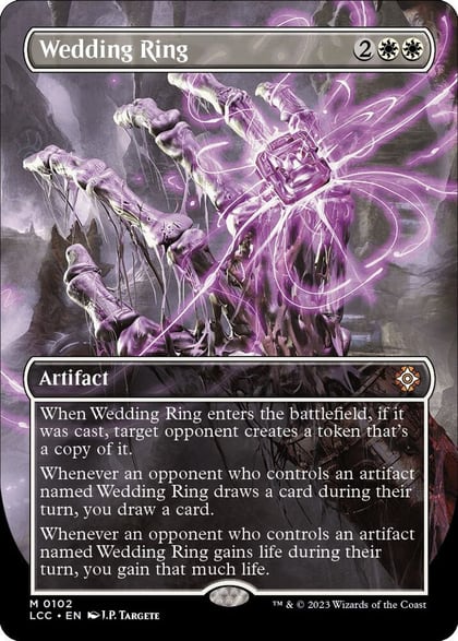 Wedding Ring (Borderless), Commander: The Lost Caverns of Ixalan 102