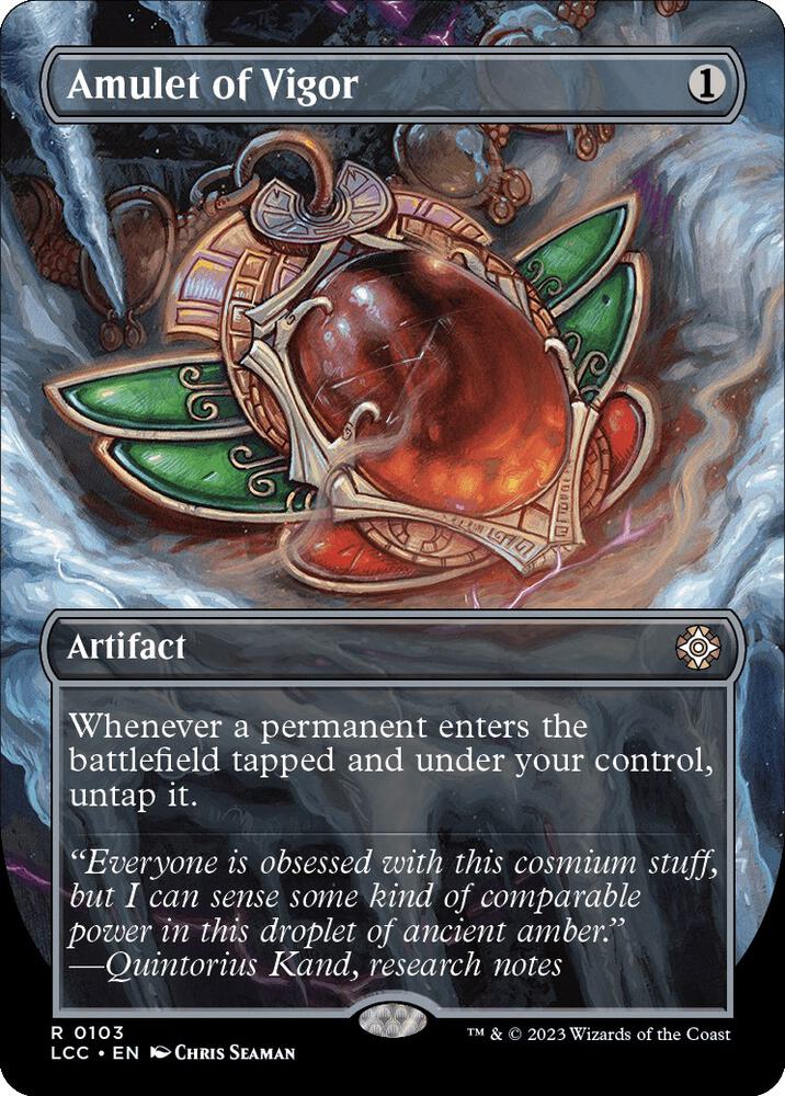 Amulet of Vigor (Borderless), Commander: The Lost Caverns of Ixalan 103